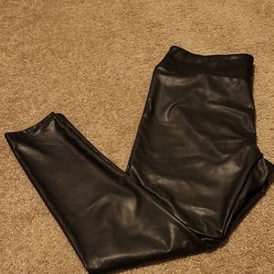 Wild Fable black faux leather leggings